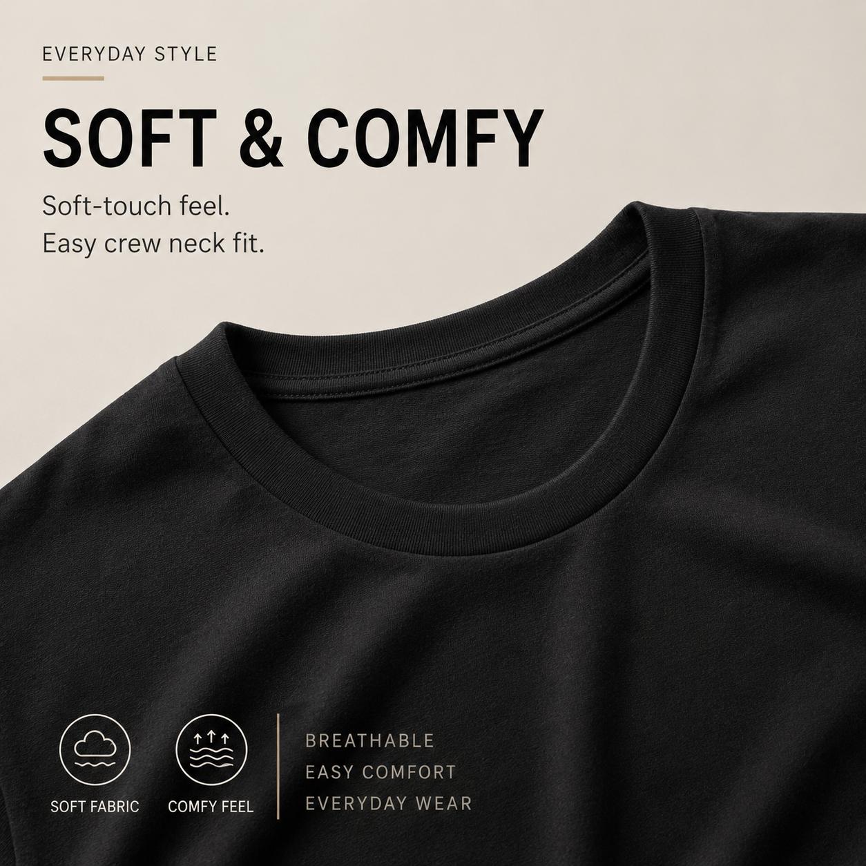 12-Pack Men's Cotton Blend T-Shirts, Unisex Vintage Aesthetic Crew Neck Tops, Loose-Fit Baggy Short Sleeve Fashion Apparel, 6 Black+6 White, Streetwear, Soft, Oversized, Basic, Round Neck, Graphic Tees