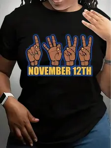 Sigma Gamma Rho Sorority T-Shirt - November 1922 Design, Black Crew Neck Tee Featuring a Peace Sign Graphic, Casual Gift for HBCU And Alumni, Vibrant Design for Alumni Apparel