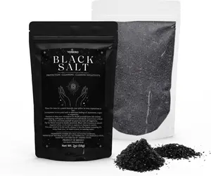 Yerbero Black Salt for Protection 2oz (56g) – Sal Negra – Spiritual Cleansing, Rituals & Spells – Wiccan, Brujeria, Santeria – Consecrated
