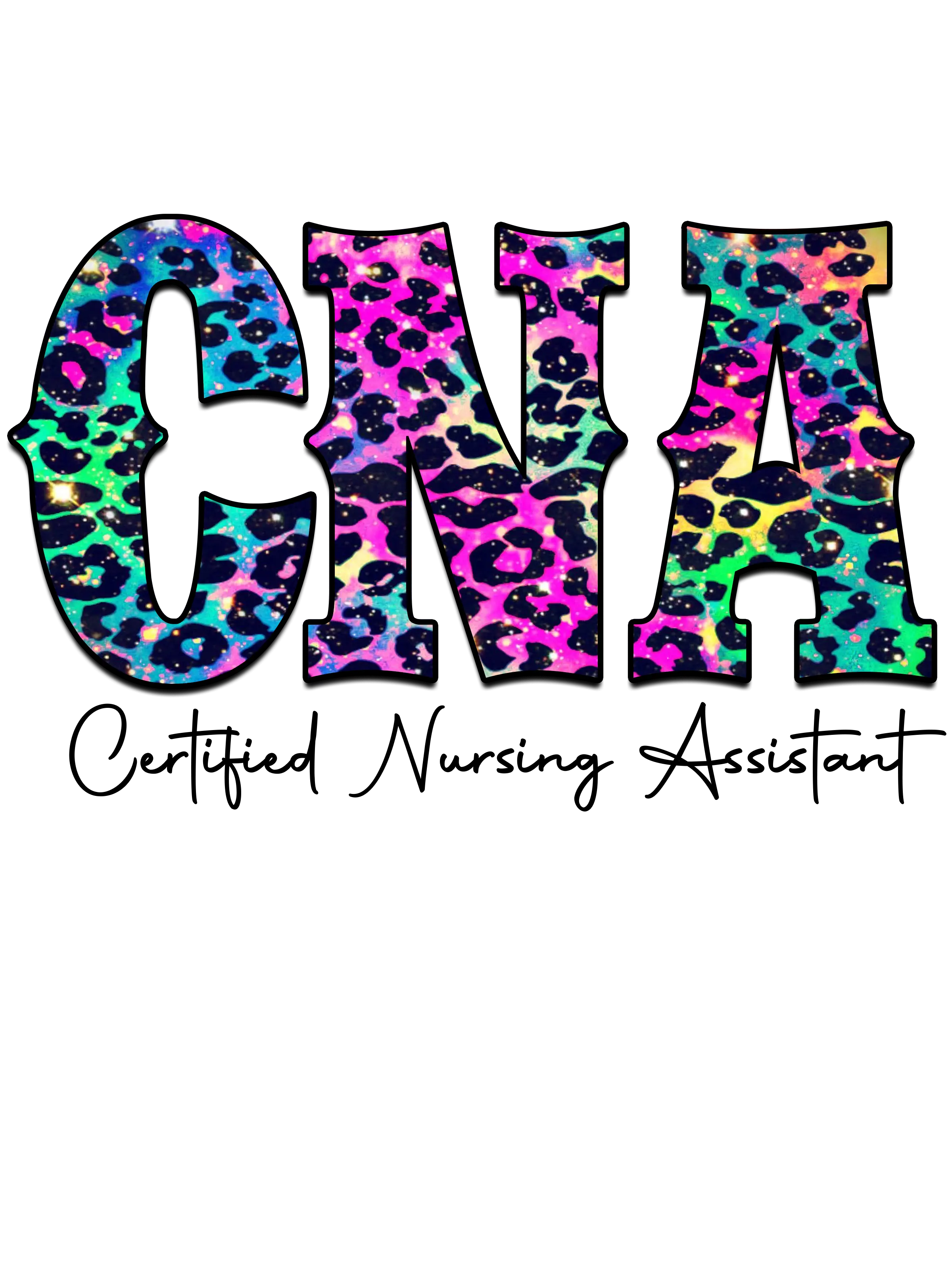 8.5x11 CNA lisa frank cheetah sublimation transfer ready to press