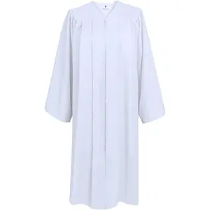 Matte Choir Robe for Church Baptism Officiant Confirmation Costume,Graduation Gown for School,Judge Pastor Robes