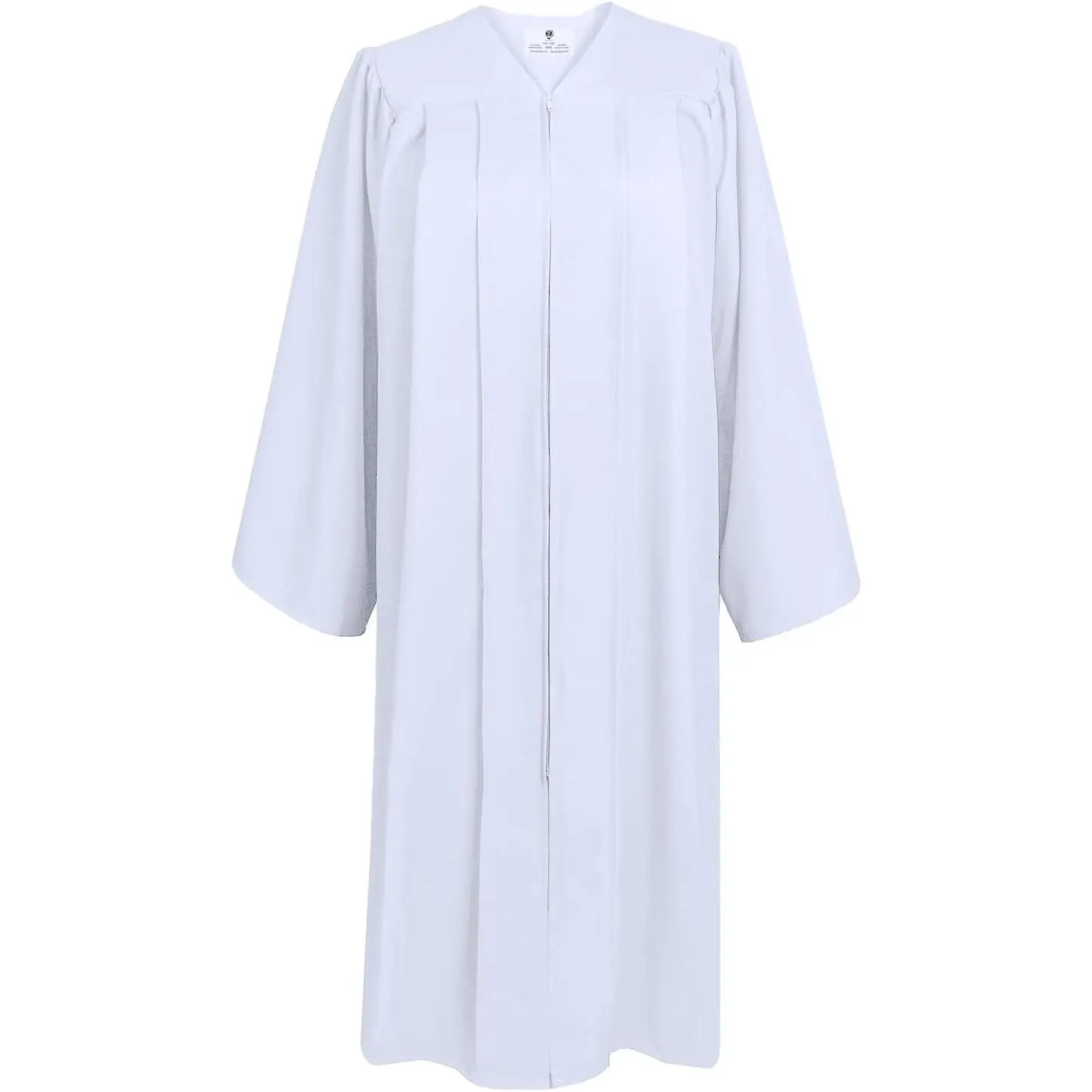 Matte Choir Robe for Church Baptism Officiant Confirmation Costume,Graduation Gown for School,Judge Pastor Robes