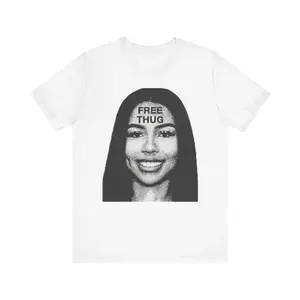 Free Thug On Female's Dome T-Shirt