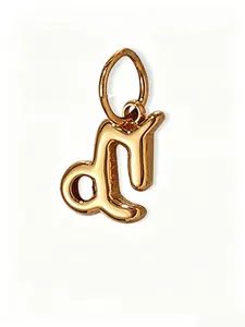 Greek Zodiac Stainless Steel Necklace Pendant, Elegant Geometric Design, Unique Jewelry Accessory, All-Season Wear