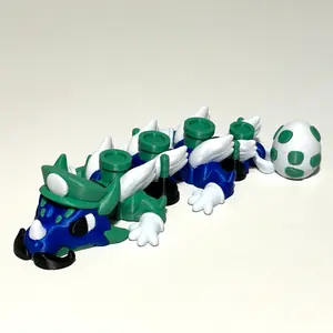 Mini Plumber Dragon - 3D Printed Articulating Figure