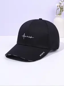 Unisex Street Style Letters Embroidered Baseball Cap, Casual Trendy Baseball Cap, Casual Outfits Cap, Fashionable Hat for Men & Women for All Season, Quality Caps