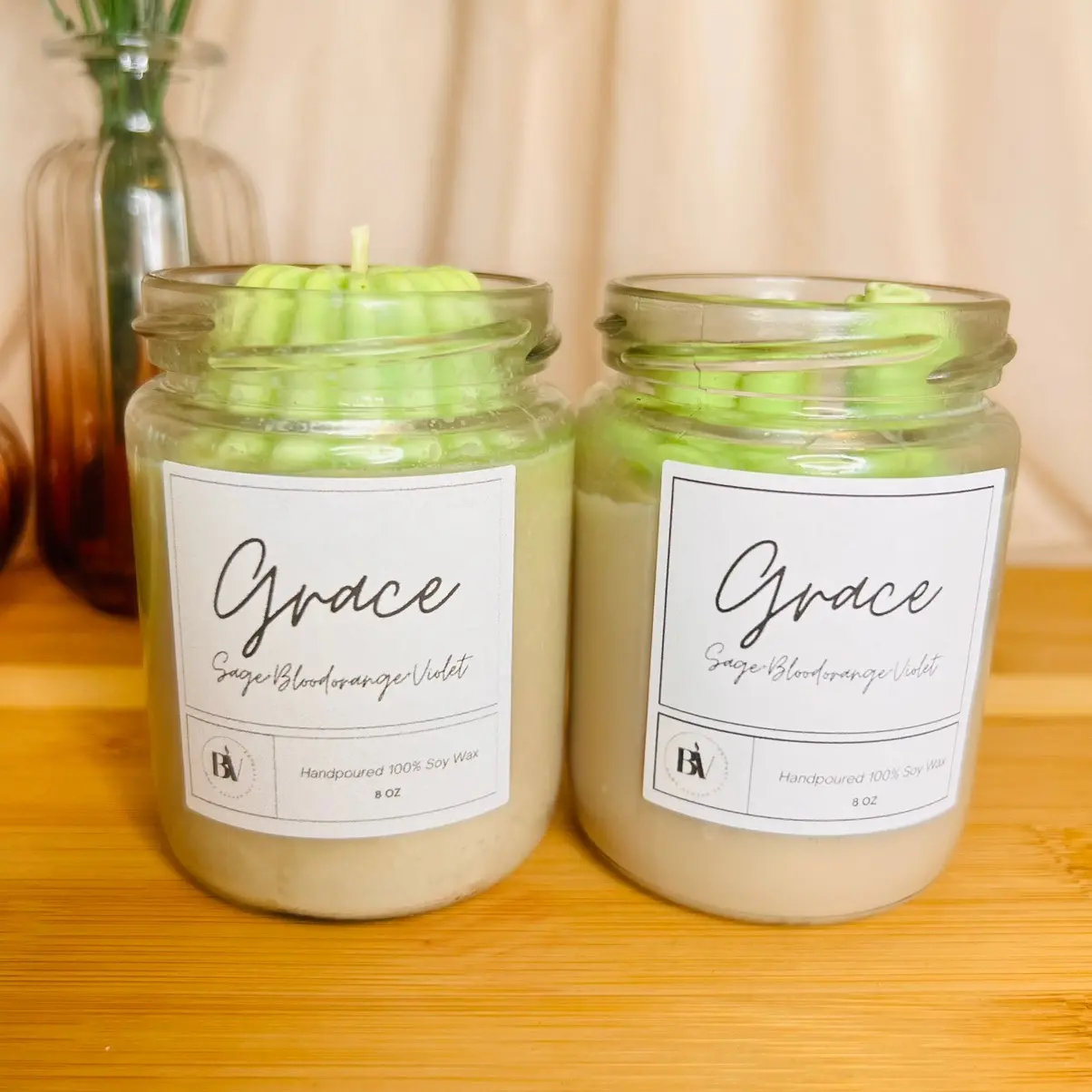 Succulent Candle