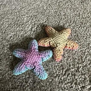 Crochet Starfish 3D Printed Flexible Fidget Fun ASMR