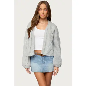 Braiden Chunky Cable Knit Cardigan