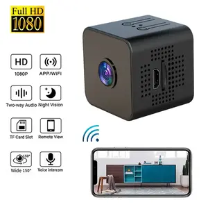2026 Mini Security Camera 1080P FHD – Indoor Wireless Smart Cam for Home, Apartment, Office, Baby & Pet Monitor with Night Vision, Motion Detection, APP Remote View, TF Card & Reader Included