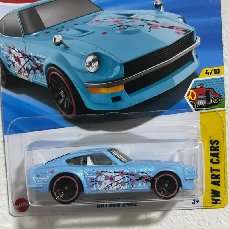Blue Nissan Datsun 240Z Diecast car 1:64 scale