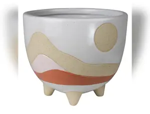 Desertscape Cachepot, Ceramic Planter