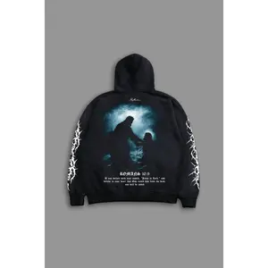 Death to Life "Faded" Hoodie in Black