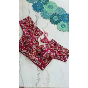 Threadwork Floral Designer Blouse – Sabyasachi Inspired Embroidery | Multiple Colors