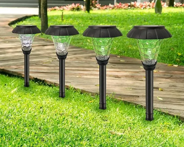 SmartYard Solar Pathway LED Lights -12 Pack  (Warm White)
