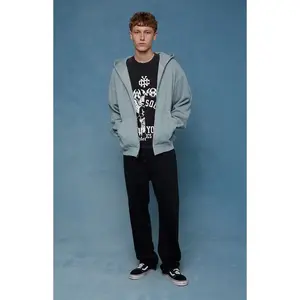 Pacsun Men's Black Straight Leg Sweatpants