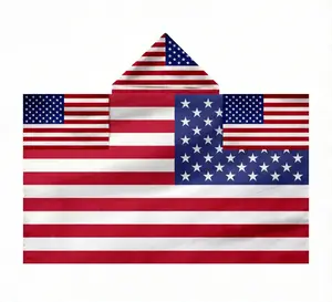USA Wearable flag 3*5 feet large national flag，2026Football match ,Multiple countries available,  team support, for fans, cheering props in the stands, durable design suitable for year-round use, suitable for stadiums, sporting events, and parties