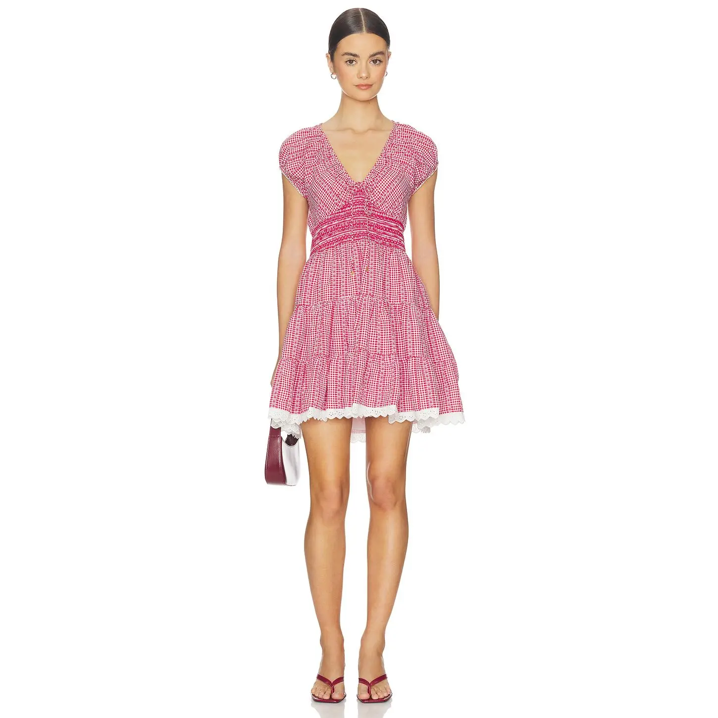 SAYLOR Asterid Dress in Red