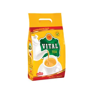 Vital Loose Black Tea 1.8kg, Handpicked Kenyan Loose Leaf Blend, Caffeine, Bold & Full-Bodied Flavor, Ideal Bulk Pack for Milk Tea & Traditional Black Tea, Kilo Zip Pouch ( 63.49 oz )