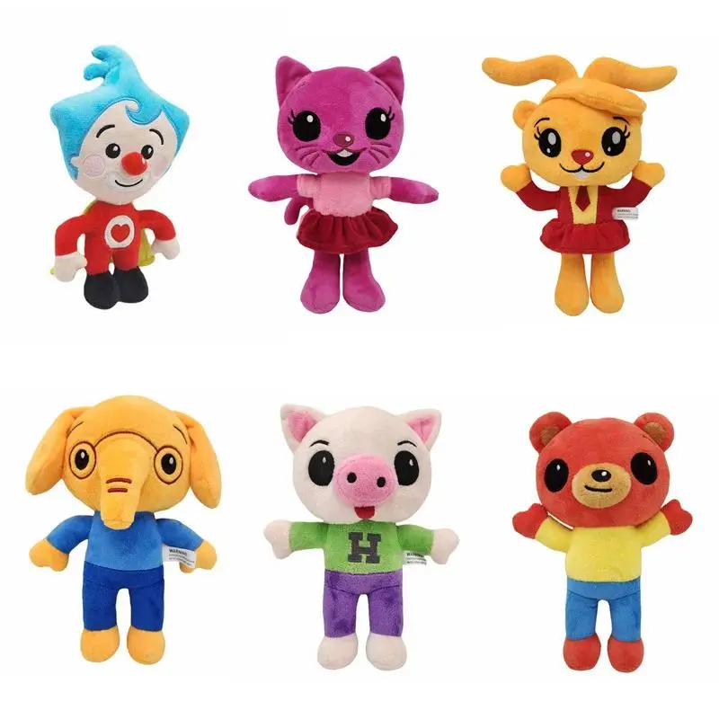 2026 Plim Clown Plush Toy Doll Kawaii Cartoon Anime stuffed Plush Toys Doll Soft Clown Plush Toy Birthday Gift For Kid Children