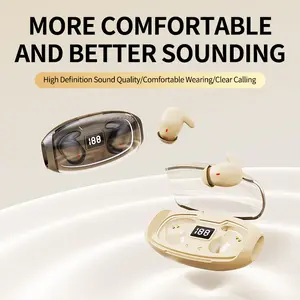 H.L.WALK-D  Invisible Mini Earbuds Wireless Bluetooth, Low Profile Micro Smallest Tiny Discreet Hidden Earbuds for Work, Small Headphones, Invisible Sleep Wireless Earphone IPX5 Waterproof for Small Ear Canals