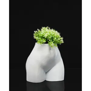 Booty Planter: Artistic Female Body Vase, Stylish Home Accent