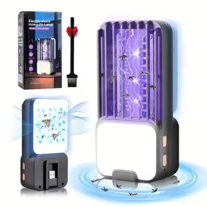 Mosquito and Fly Trap, Plug-in Fruit Fly Killer, Dragonfly Catcher, Moth Trap, Flying Insect Trap, UV Attractant—Suitable for 400 square feet of coverage