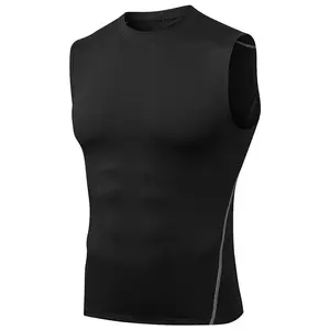 Men‘s Compression Tank Top Quick Dry Sleeveless Running Shirt Moisture Wicking Athletic Gym Workout Vest Breathable