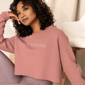 Silk + Sonder Logo Cropped Sweatshirt