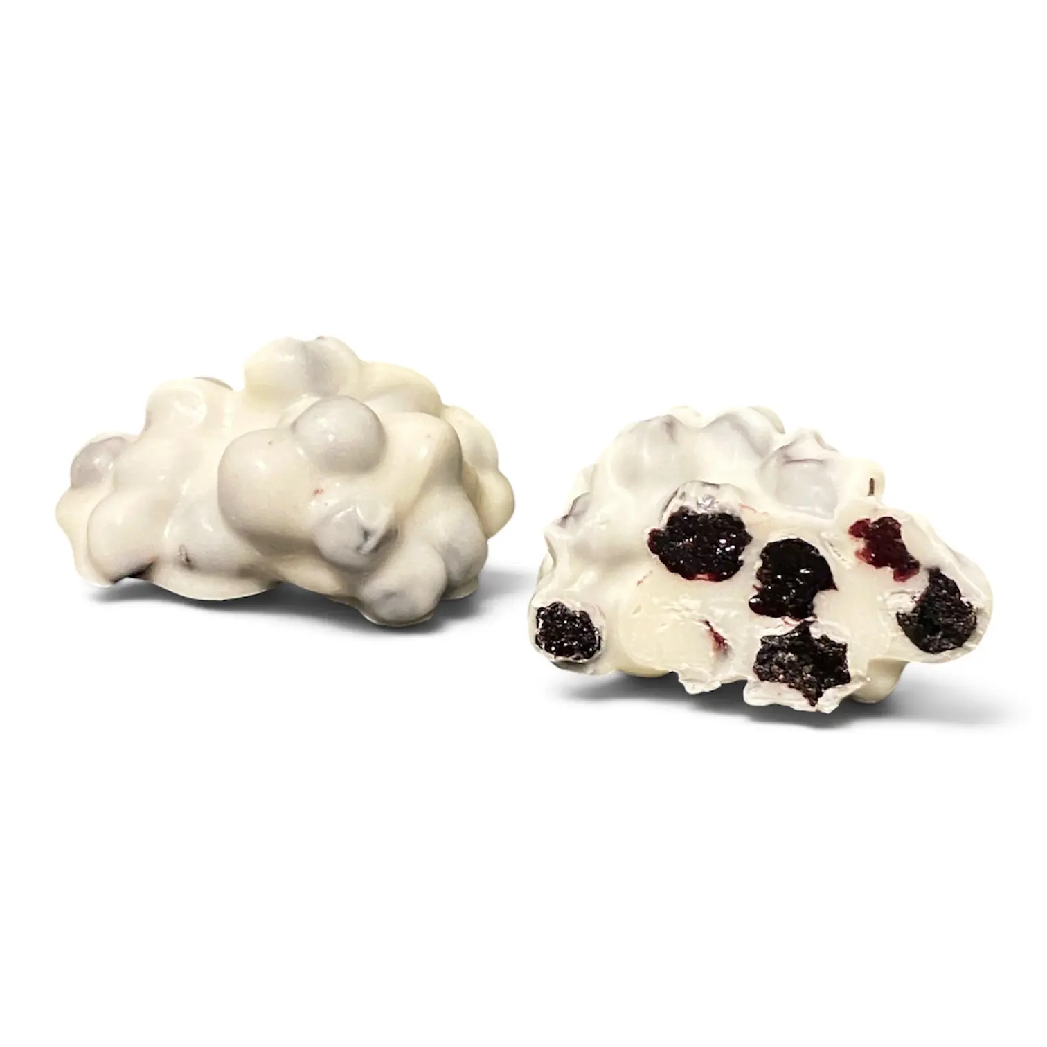 White Chocolate Blueberry Clusters - Sweets & Snacks, Hand Crafted, 16 oz Resealable Pouches