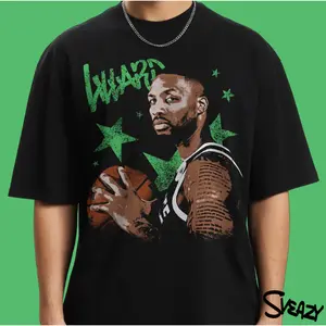 Damian Lillard Graphic T-Shirt, Basketball Player MVP Slam Dunk Merchandise Bootleg, Vintage Classic Graphic Sweatshirt Hoodie