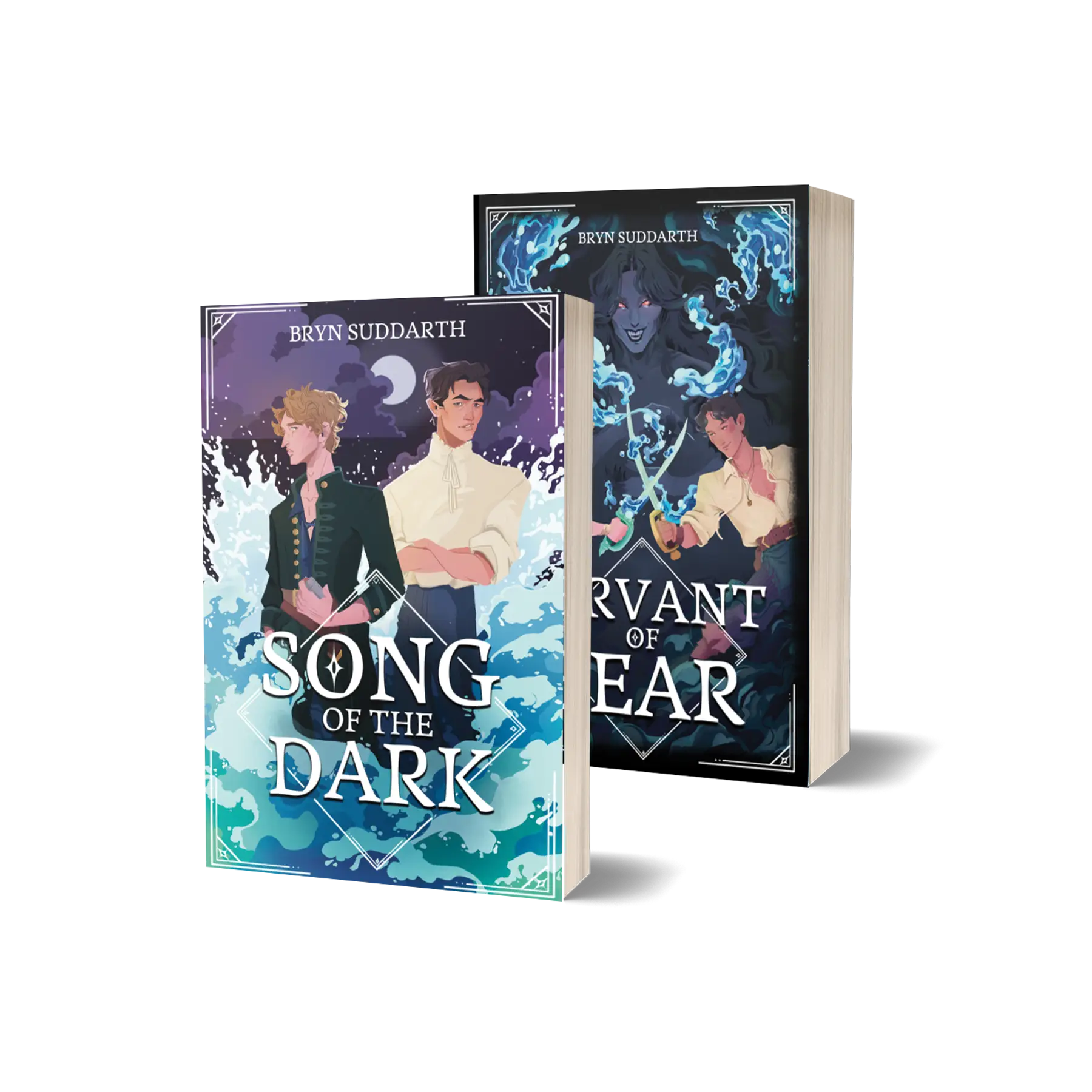 Signed Song of the Dark and Servant of Fear Paperback Bundle
