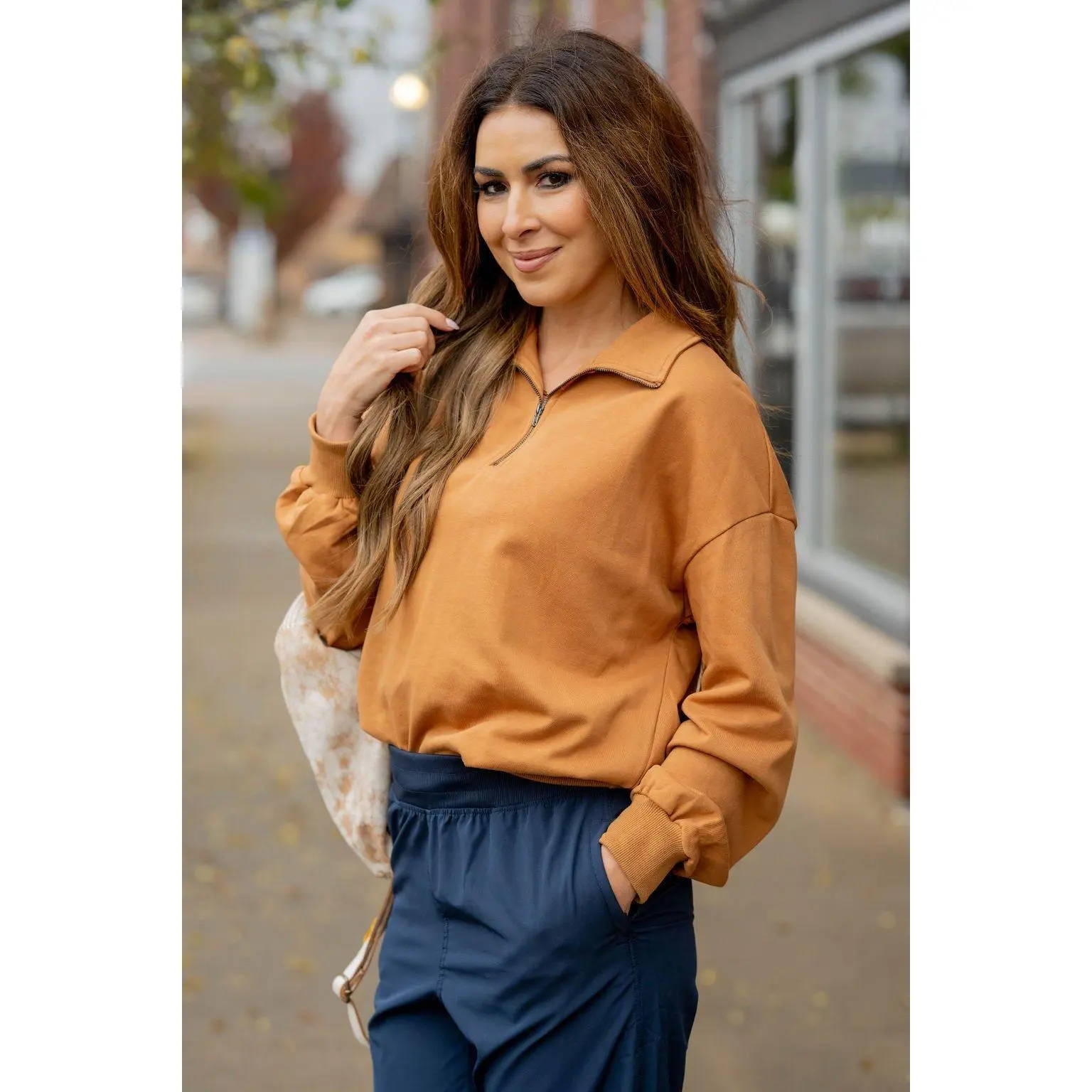 Balloon Sleeve Pullover