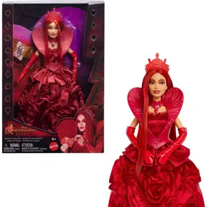 Disney Descendants: The Rise of Red – Queen of Heart Fashion Doll with Disney Descendants: The Rise of Red – Queen of Heart Fashion Doll with