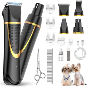 Small   Kit, 4 in 1 Electric Cordless  Paw Trimmer with  , Low Noise   Trimmers, IPX7  Small   Clippers for Paws, Ears, ,  Hairl