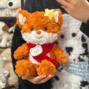 Running Little Fox Doll Running Doll Plush Toy Children Sleeping Pillow Birthday Gift