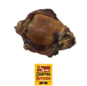 Beef Knee Caps Dog Bones for Aggressive Chewers, Large and Medium Breed Dog Treat, Natural, Tough, Chew Toy, Made in The USA, 5 Count