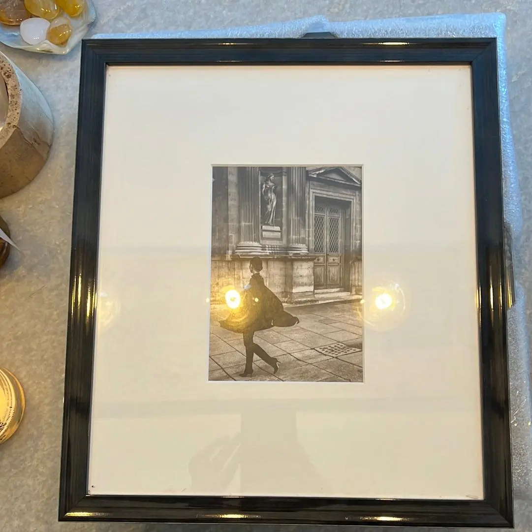 Framed French Post Card