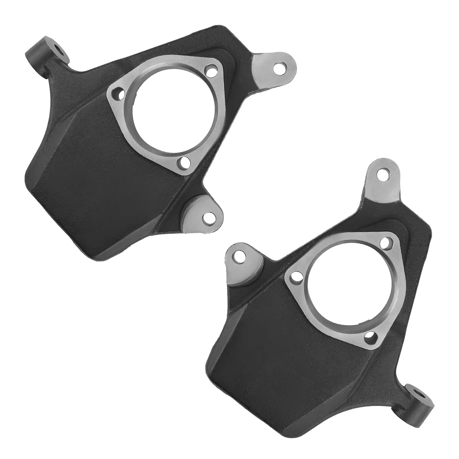 2 inch Drop Lowering Spindles Steering Knuckles Compatible For Chevy Silverado 1500 2007-17	