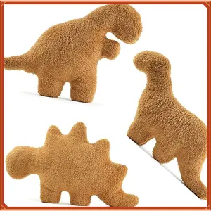 3 Packs Dino Nugget Pillow Plush, 18 inches Dinosaur Chicken Nugget Pillow Stuffed Animal Plush Toy, Dino Nugget Dinosaur Party Decoration Birthday Christmas Valentines Day Gift for Kids Boys Girls(Gag Toys & Practical Jokes)(Gag Toys & Practical Jokes)