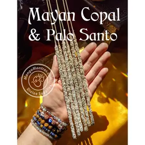 🌟100% Pure Sacred Mayan Copal & Palo Santo Resin Incense Sticks for Blessing, Purifying and Protection!🌟