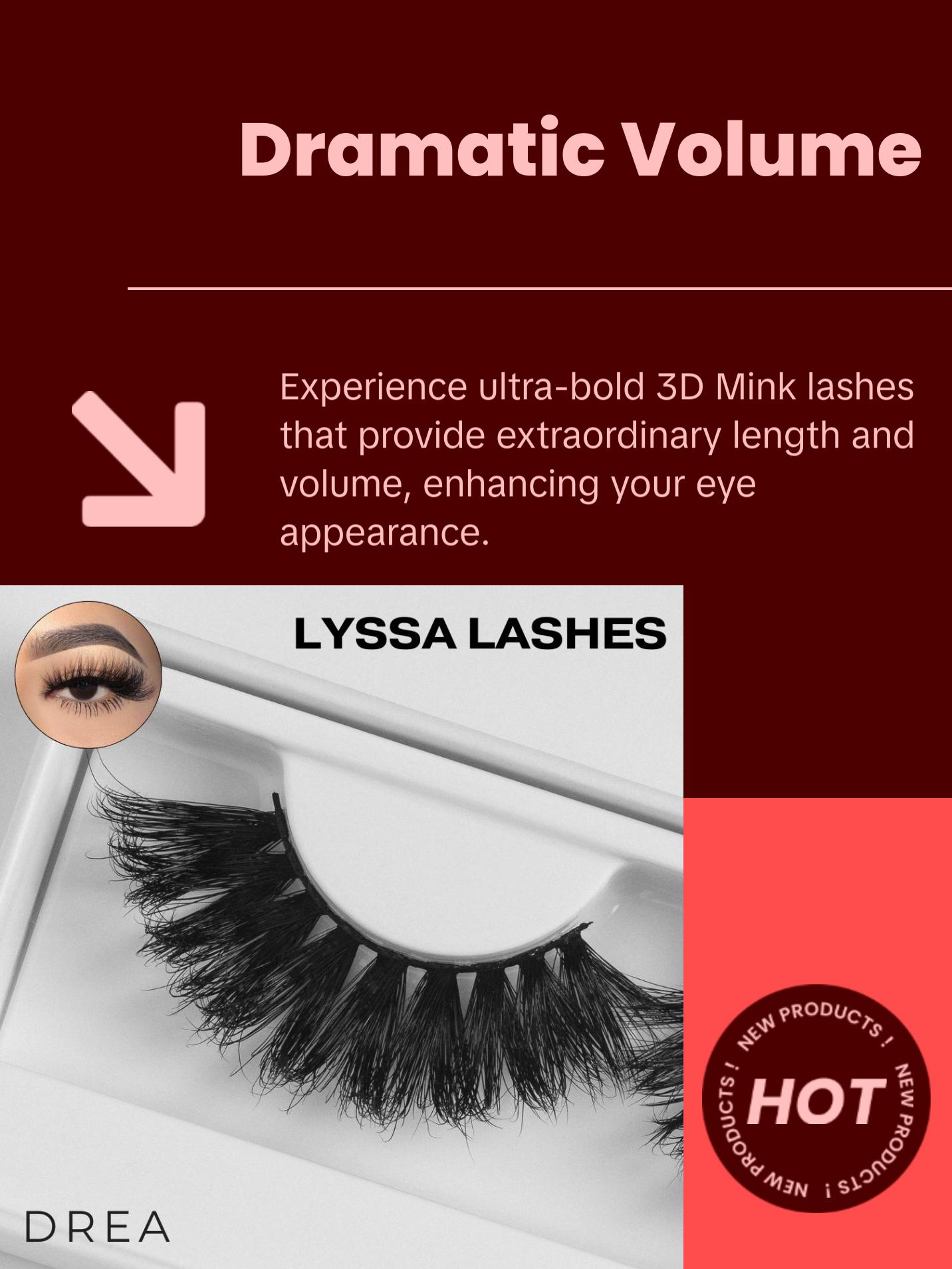 Drea | 3D Mink Strip Lashes