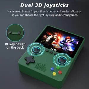 Retro handheld game console supports 10000+ games, HDMI output 3.5-inch IPS screen Portable rechargeable open source game console emulator supports connection to TV and two-player gaming