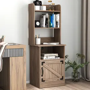 Topwin Shelf Bedside Tables–Stylish Nightstand with Storage for Bedroom,Modern Design Drawer,Organization,Bookcase Home Aesthetic Furniture Bookshelf