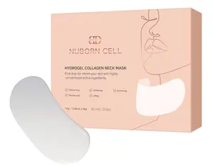 1PC Nuborn Cell Hydrogel Collagen Neck Mask – Firming & Hydrating Hydrogel Anti-Aging Care