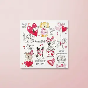 Paper Cocktail Napkins Pugs & Kisses Rosanne Beck