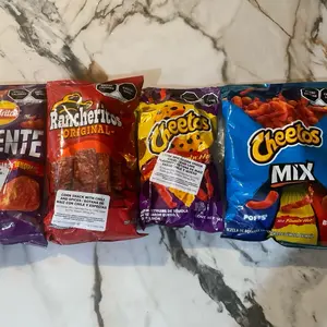 Sabritas Mexicana Rancheritos Fritos PAKE TAXO spicy chips Incognita Bolitas Mexican Chips Crunchy Crispy Snack 2 Pack