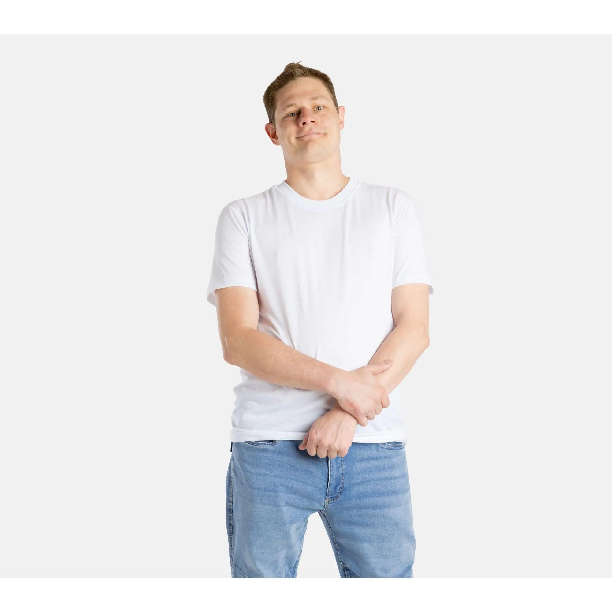 No Limbits Adaptive Men's White Sensory Tee