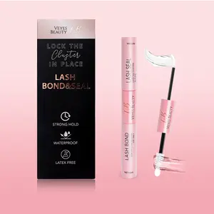 VEYESBEAUTY Lash Bond & Seal - White 10ml for DIY Eyelash Long-Lasting Extensions Glue Makeup Cosmetic