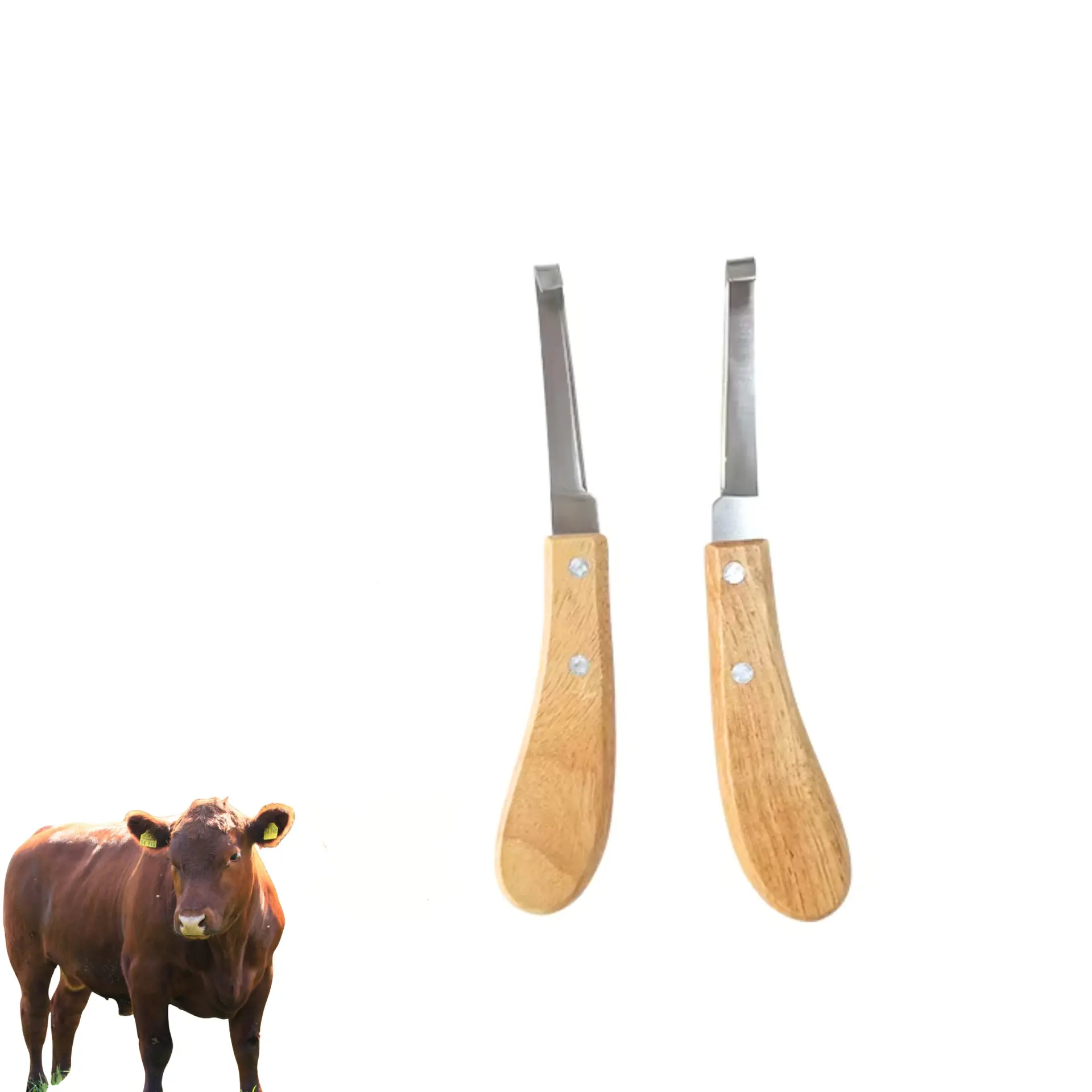2-Piece Horse Hoof Trimmer Set, Animal Hoof Care Tools, Grooming Trimming Tool, Left & Right Hand Hoof Grooming Kit, Equestrian Supplies, Farm Equipment